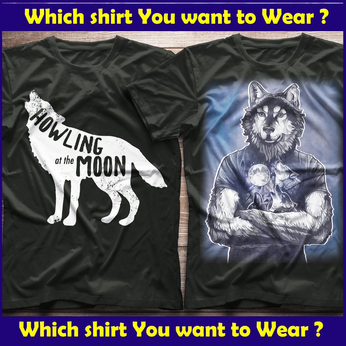 WolfLoverShop's tweet image. Which Shirt You want to Wear ?
1st tee : goo.gl/wq8bo3 
2nd tee : goo.gl/S3wKhY 
Free shipping available on orders over 50$