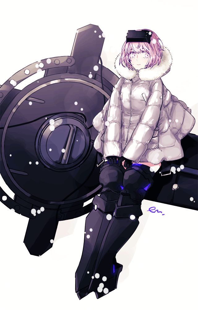 マシュ・キリエライト(Fate) 「オルテナウスなマシュ 」|🍨のイラスト