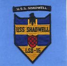 CollectMaritime's tweet image. USS Shadwell LSD 15 Navy Jacket Patch with Shoulder Tab Inquire Now! #patchjacket #jacketpatch #navyjacket ebay.to/2NSx768
