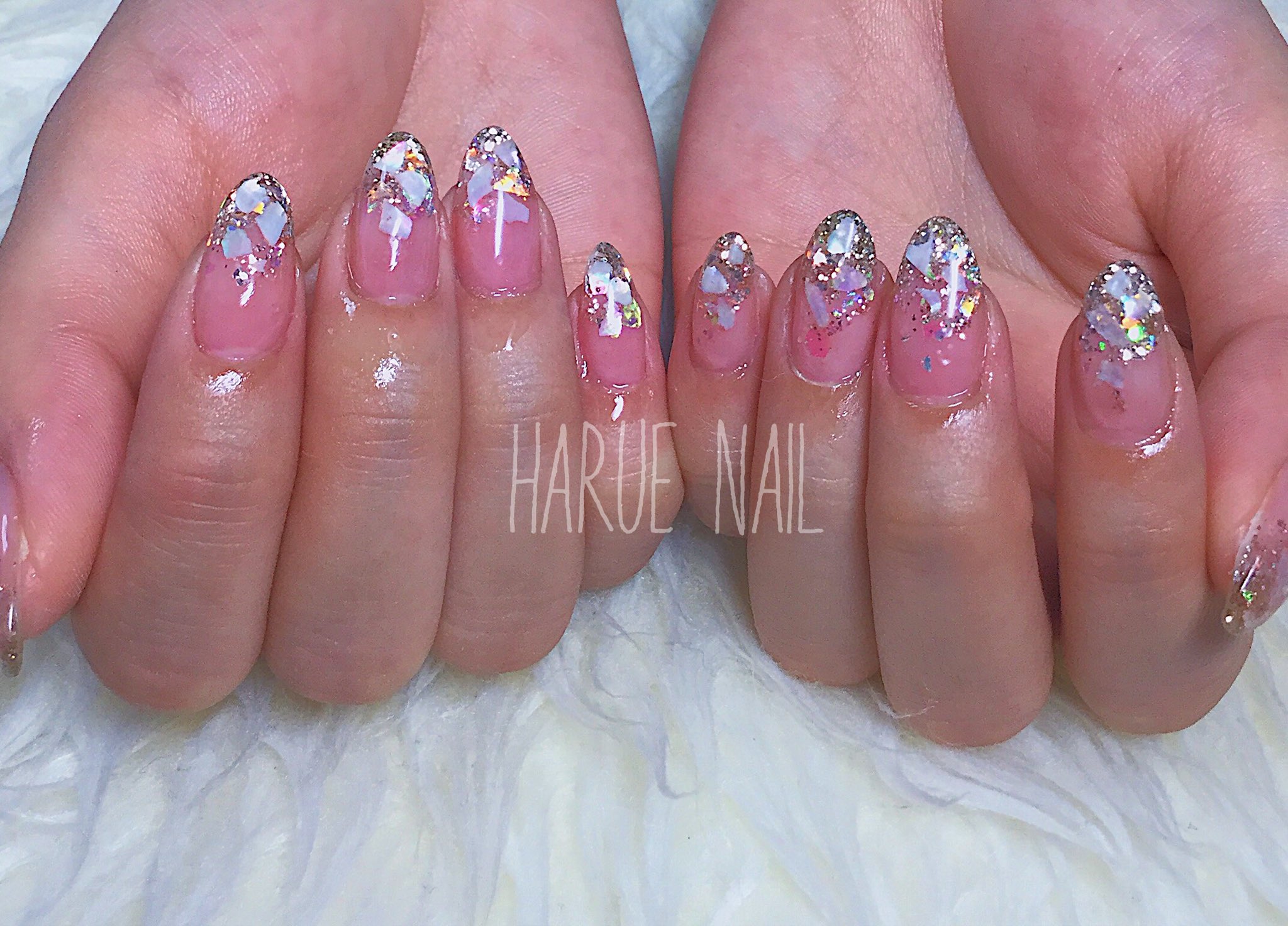 Twitter এ Harue 今年大人気 シェル埋め込み ネイルデザイン グラデーション 岡山ネイル ネイルアート Haruenail Nail 夏ネイル スカルプネイル スカルプチュア デザスカ 貝殻ネイル T Co Hwedxe1r9i ট ইট র
