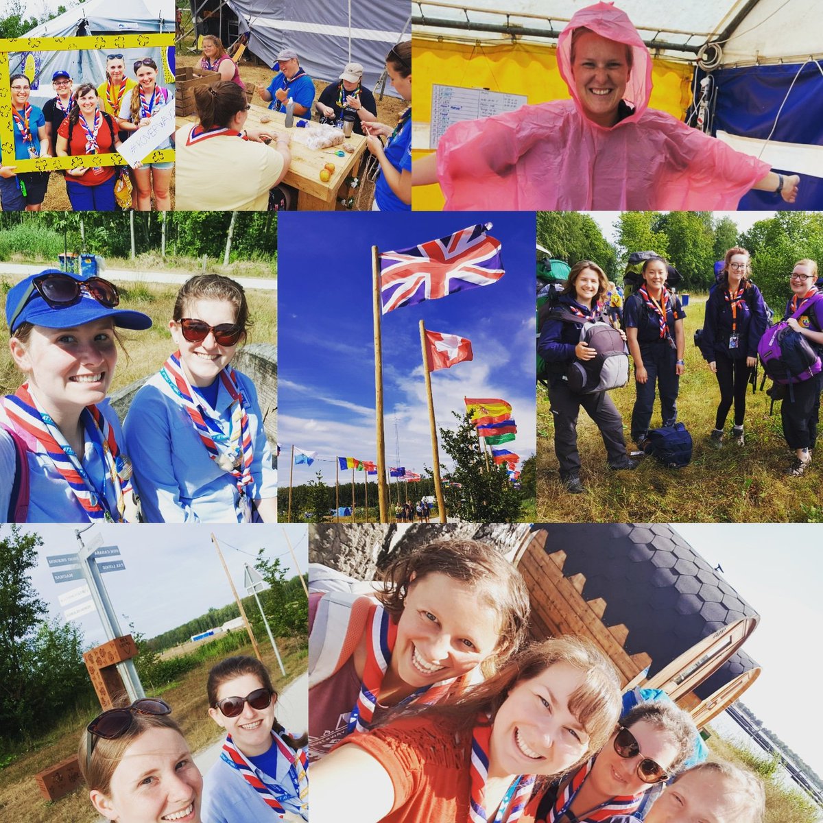 Some of the highlights from the first day at camp! Bring on the fun and opening ceremony later...#Roverway2018 #RW18 #Roverwave #oppositesattract #ggroverway #international #adventure #experiences #Girlguiding <a href="/ukintguides/">International Team</a> <a href="/Roverway2018/">Roverway 2018</a> <a href="/EuropeRegion/">WAGGGS Europe Region</a>