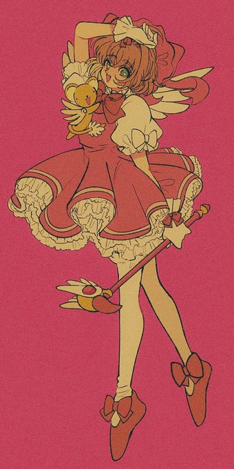 「magical girl short sleeves」 illustration images(Oldest)