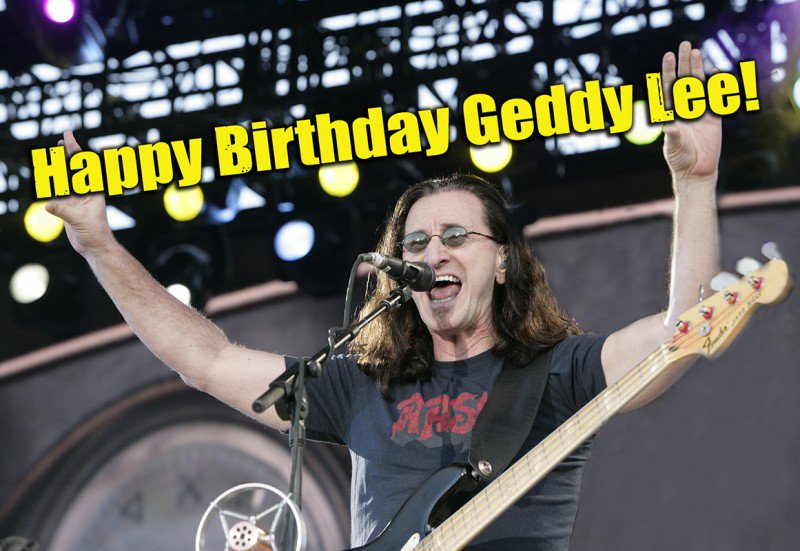 Happy Birthday Geddy Lee! 