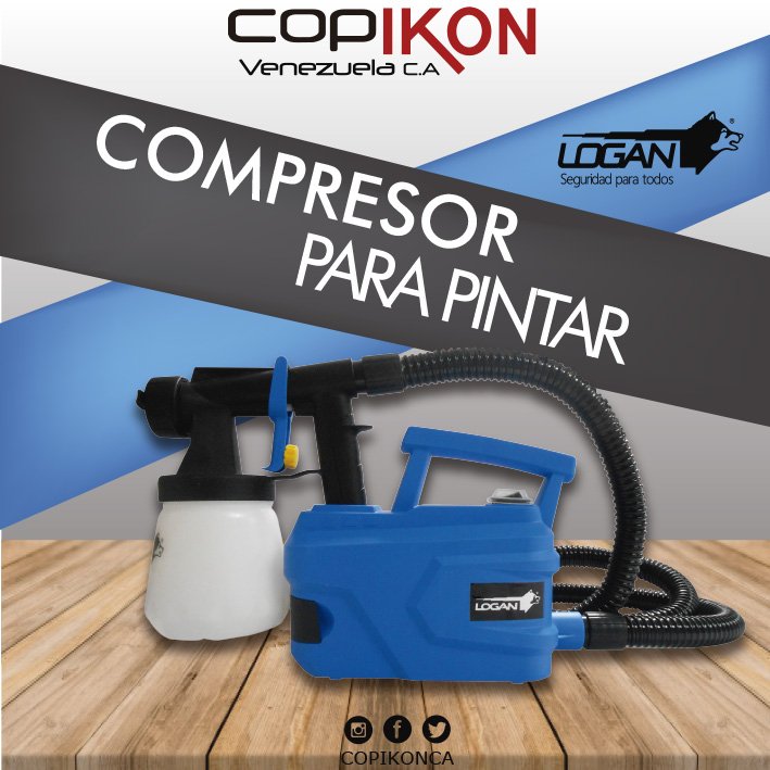 Copikonvnzla's tweet photo. Compresor para pintar.
Para obtener un buen acabado en tu trabajo te ofrecemos este producto. #pinta tu #hogar o #negocio con nuestro #COMPRESOR.
#Copikon #Logan https://t.co/2Qoj6qvHKs
