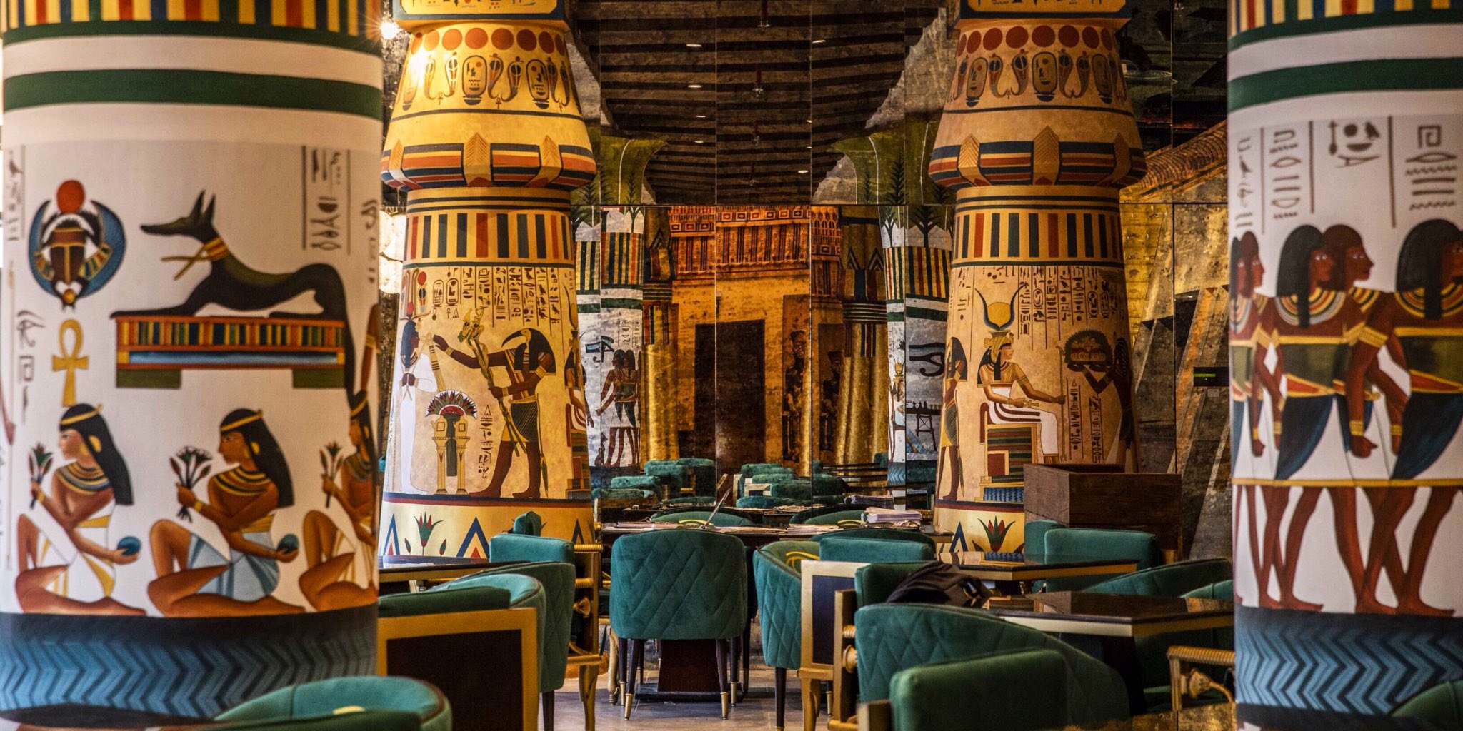Egyptology on Twitter "KHOFO, a new ancient Egyptian inspired restaurant, recently opened it's