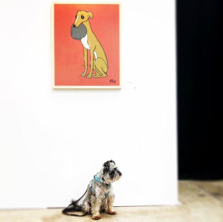 What a day yesterday was.After hearing @PeteMcKee on <a href="/maryannehobbs/">maryannehobbs</a> show which was being covered by <a href="/huwstephens/">Huw Stephens</a> I bought a train ticket to Sheffield just be near the sold out exhibition. Luckily I got in and it was dog friendly too. It’s class.