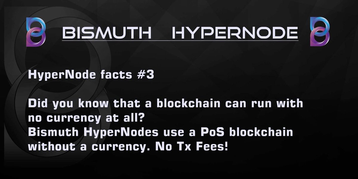 BismuthPlatform's tweet image. #bismuth #cryptocurrency #hypernodes