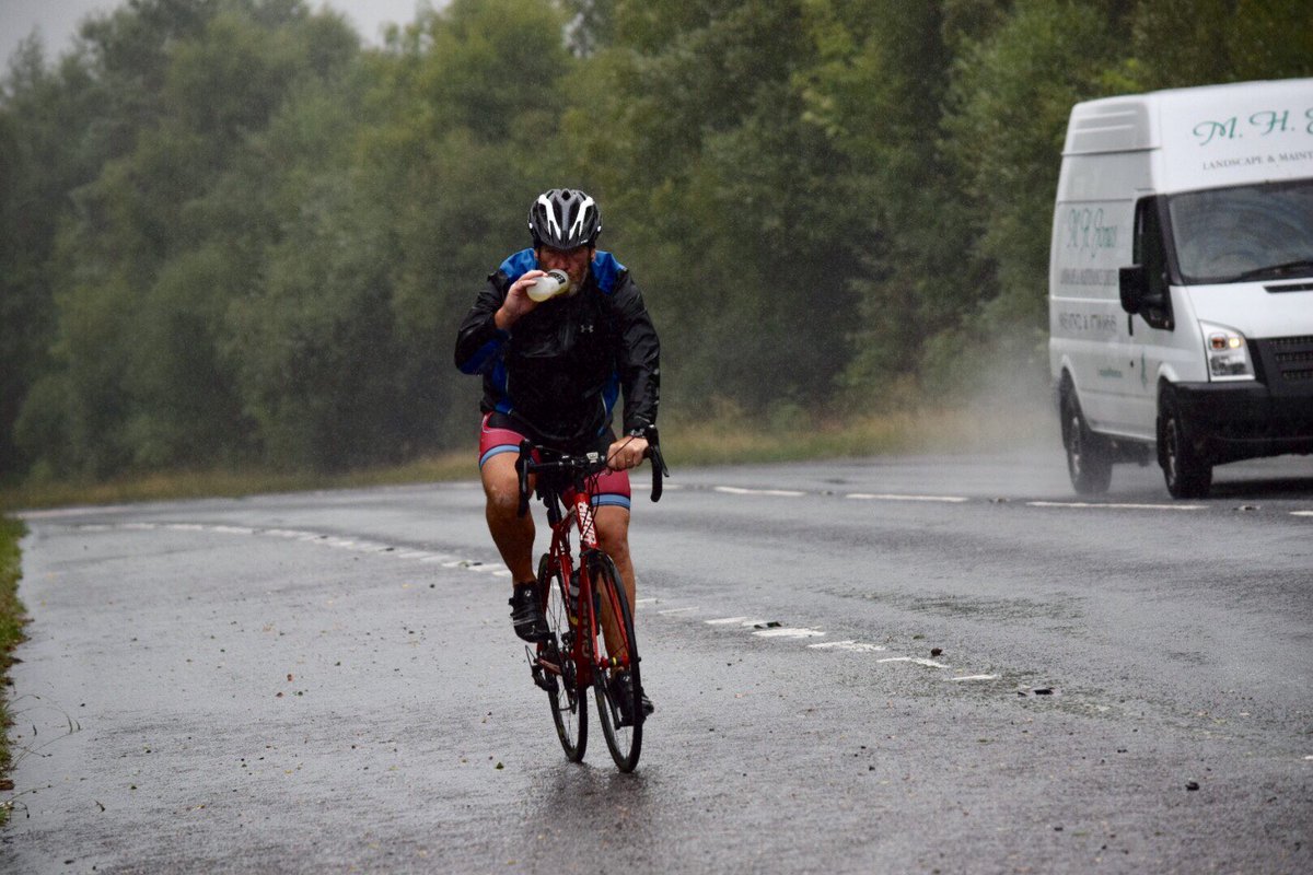 Weather is GRIM but the morale is high! <a href="/adam_jones15/">Adam Jones</a> <a href="/colincharvis/">Colin Charvis</a> <a href="/plan2ridebikes/">plan2ride</a> <a href="/YBaaBaariaid/">Y BaaBaariaid</a> <a href="/jay_spear/">Jay Spear 🥦</a>  #WRCTRIDE2018