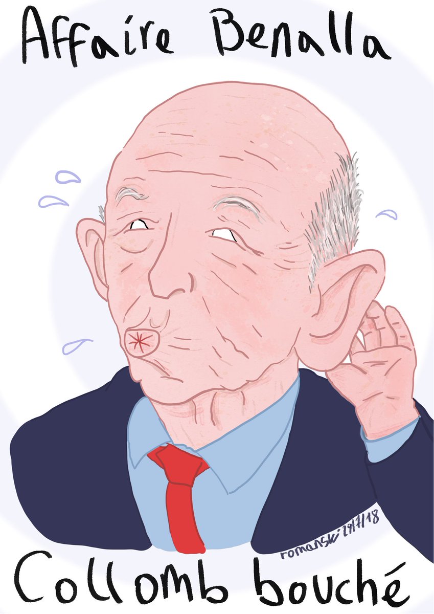 _Romanski_'s tweet photo. Un dessin sur l'affaire Benalla.
Bon dimanche !
#Benalla #BenallaGate #Collomb #gerardcollomb #caricature #romanski #dessindactualite #illustration #art #Actu #Actualités #France #EnMarche #Politique https://t.co/E2Xay5HfaB