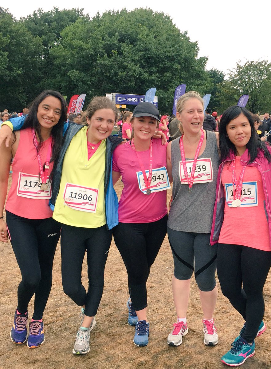 So proud of us! Team @BF_UK running <a href="/raceforlife/">Race for Life</a> ! Well done ladies! #cancerresearch #run #sundays #london <a href="/AudreyVdr/">Audrey Vanderoost</a>