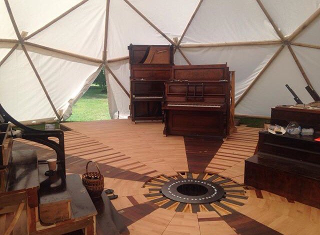 PianodromeLive's tweet photo. The Pianodrome is taking shape at @TheBotanics with our first #fringepreview shows on Aug 1st &amp; 2nd with @kateyoungmeaw, @SamBvba and @a_deplume. Book now: https://t.co/wMzYmI8otP https://t.co/qWSJ0ypo7K