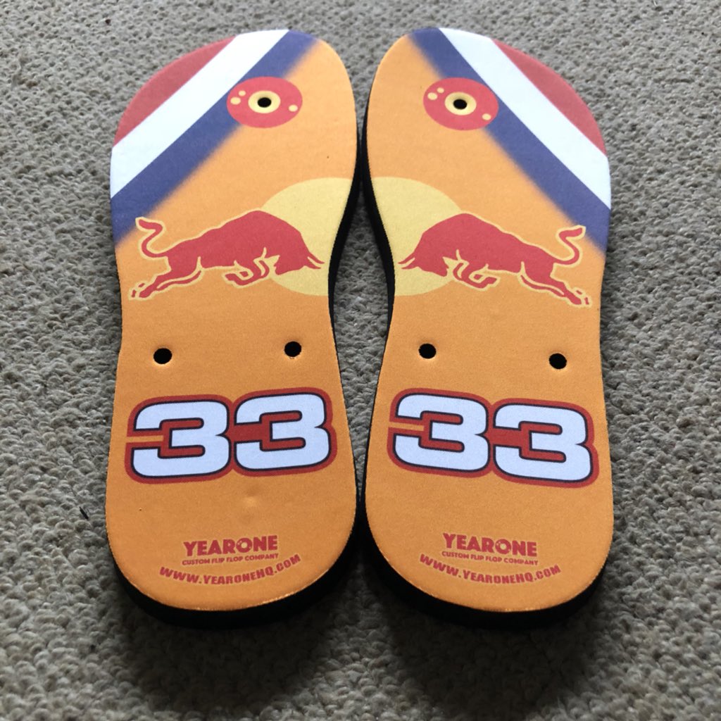 YearoneHQ's tweet photo. #haloflipflops 🇦🇺 #Australia #DR3 #Thongs 🇳🇱 #Holland #MV33 #Dutch #SpecialEdition #lh44 #worldwidedelivery🌎 #flipflops #customflipflops #F1 https://t.co/0iNf37lkbP
