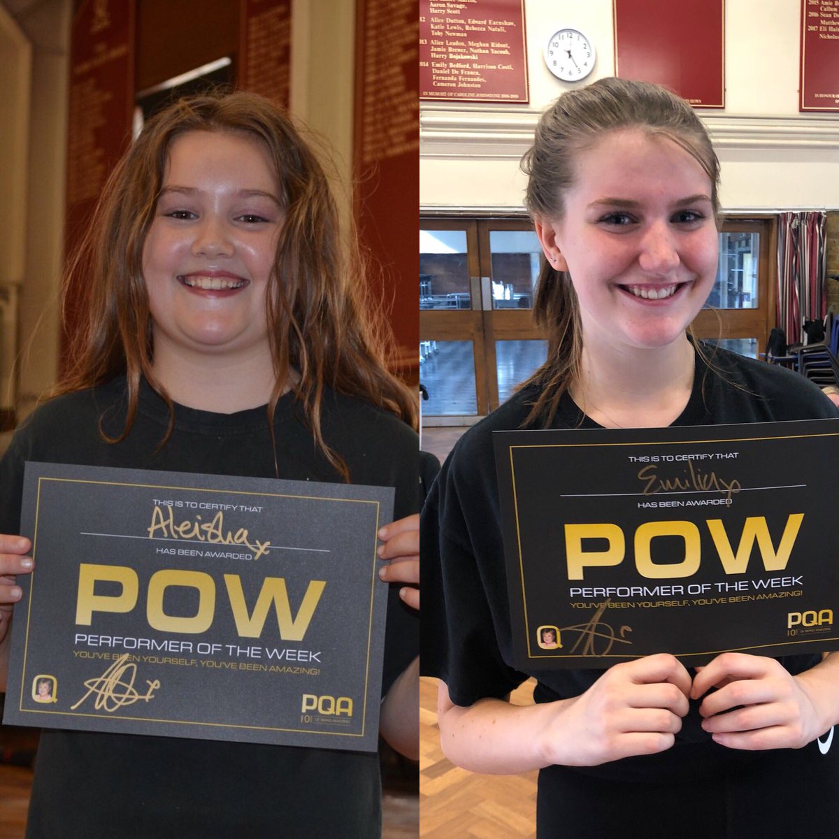 #performersoftheweek Aleisha and Emilia #musicaltheatre #film #tv #comedy #drama