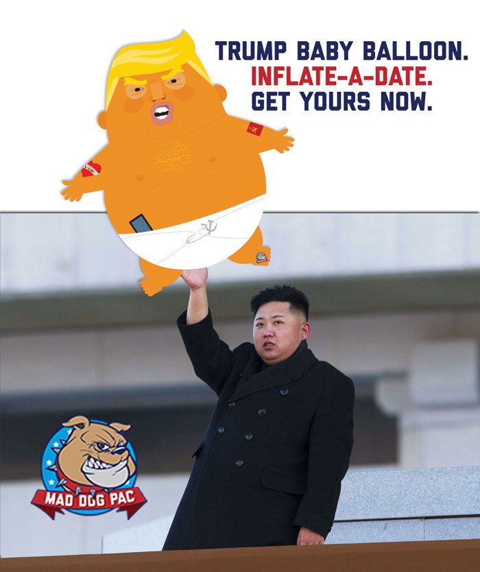 maddogpac's tweet photo. Admit it, you NEED this! Run it up a flagpole! We've gone global and you can, too! All purchases at our international site - No Prior Restraint - will help fund a big-ass #PutinBillboard in Ukraine! So Excited! Get yours here and stay tuned! https://t.co/ZFlnmBC6Wn