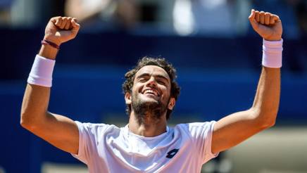 Gazzetta_it's tweet photo. A @SwissOpenGstaad la prima finale di #MatteoBerrettini è vinta! Battuto @BautistaAgut https://t.co/SGl2vZgmU2 #Tennis https://t.co/3VSjmrzW7m