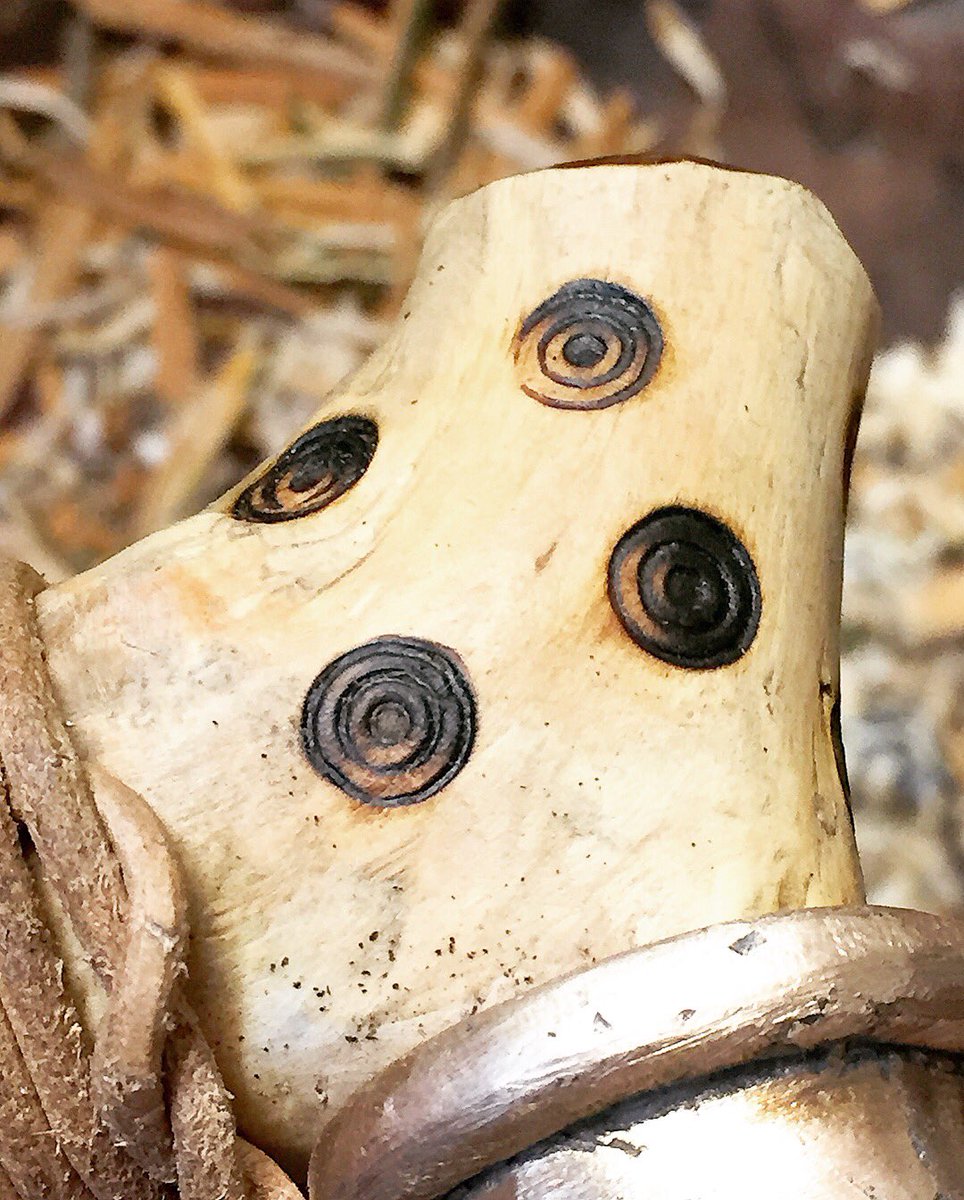 Rothersman's tweet photo. Just finished making this Bronze Age hafted socketed looped axe. I cannot wait to try it out.!!! #thameslarker #thamesflintknapper #bronzeage #tool #axe #london #england https://t.co/aBOKgL9k4E
