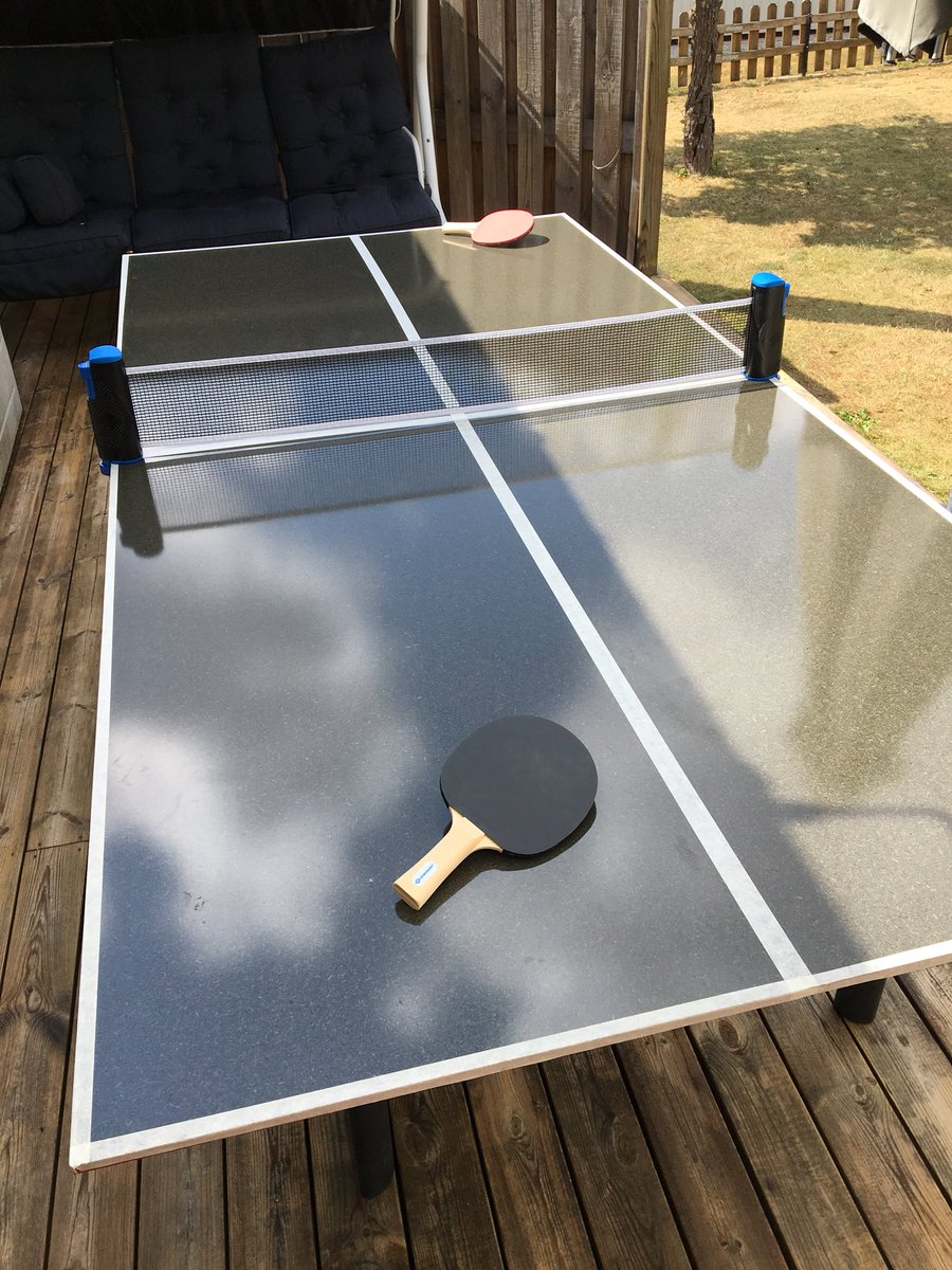 modestymaria's tweet photo. Är rastlös och bygger ett pingisbord, nu behövs bara några motspelare 🏓#turattsemesternärslutsnart https://t.co/LSkHFfIRWa