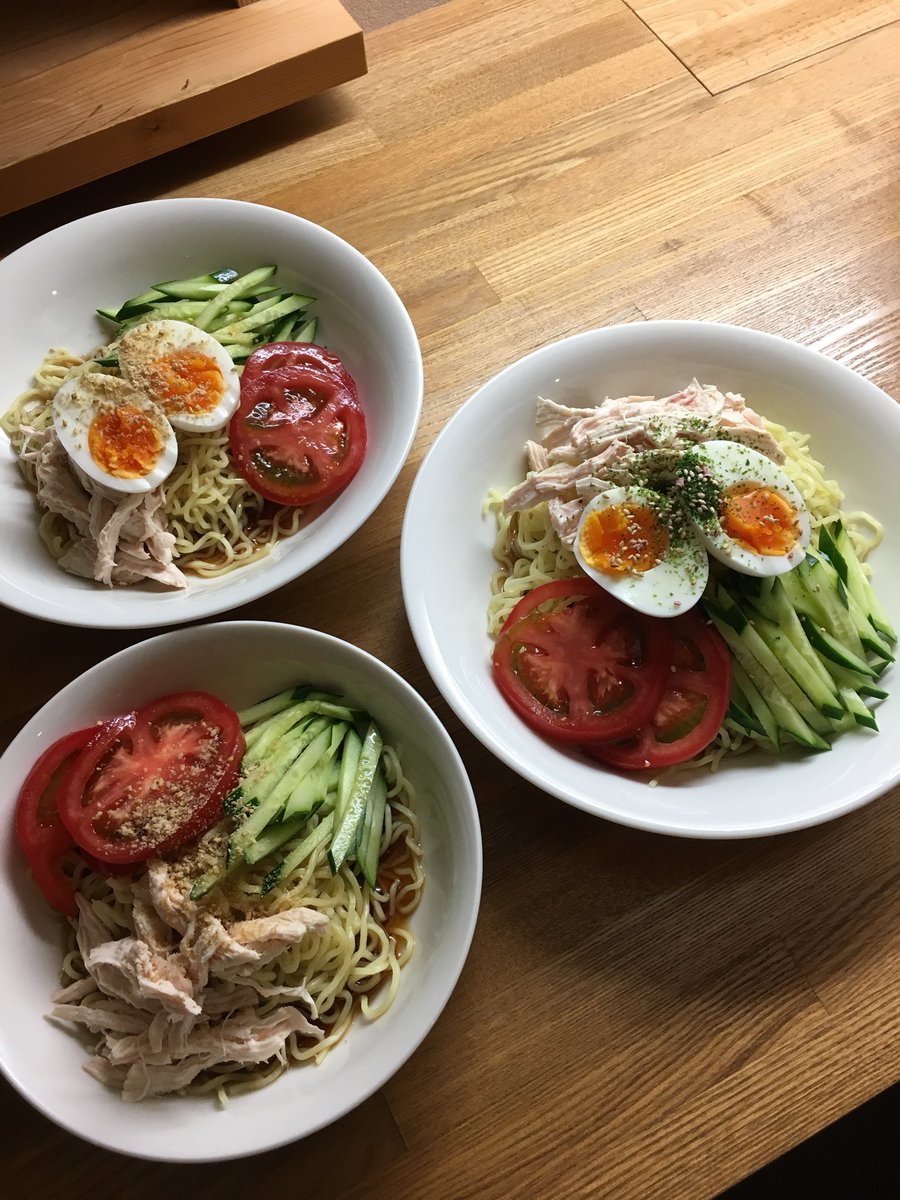 しましま 朝ドラ 大河 今日の新潟は本当に暑かった 夕飯はインスタで見かけて美味しそうだった冷やし中華にしました 副菜など無い