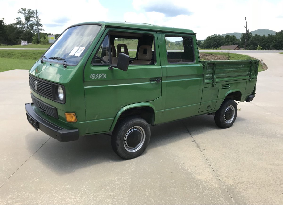 MagellanTRX's tweet image. Looking for a cool weird 4x4? Maybe you need the 1991 VW Syncro Doka being auctioned off here: bit.ly/2zYrt08  #vwsyncrodoka #vwsyncro #vwdoka #doka #syncrovan #vanlife #overland #overlandvan
