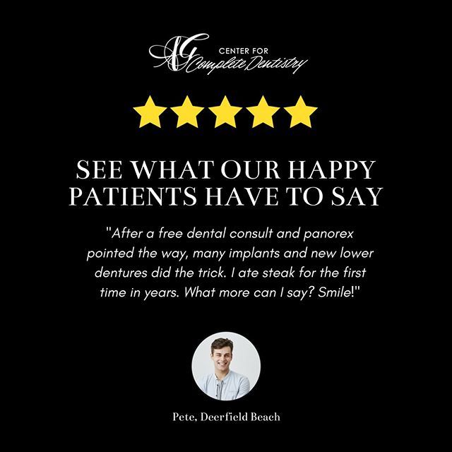 cfcdsfl's tweet photo. Testimonials | See what our happy patients have to say!
.
.
#CFCD #MiamiFL #DentistMiami #ArunGargDMD #DentistHallandaleBeach #DentistPembrokePines #MiamiTopDentist #DentalImplants #DentalExpertMiami #SmileMakeover #MiamiSmileMakeover #TopRated #PatientT… https://t.co/rixV79ktJd https://t.co/nWVWoALHz4