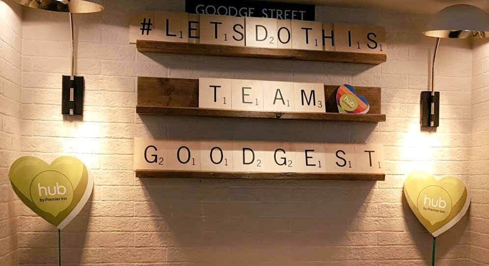 Anyone can choose to do it alone..
We prefer to do it as a #team <a href="/hubgoodgestreet/">hub goodge street</a> 😊 
#letsdothis #teamwork #reachingforthestars #commitment #pride #hubcares 
<a href="/DwLondons/">David Watson</a> <a href="/FcCrea/">Francesco Crea</a> <a href="/CorreiaCara/">Caranisha Correia</a> <a href="/Nadyassimi/">Nadia</a> <a href="/SDEBDD/">simon ewins</a> <a href="/hubhotels/">hub by Premier Inn</a> <a href="/paddymooner/">Patrick Mooney</a> <a href="/LauraEvans81/">Laura EvansWrobleski</a>