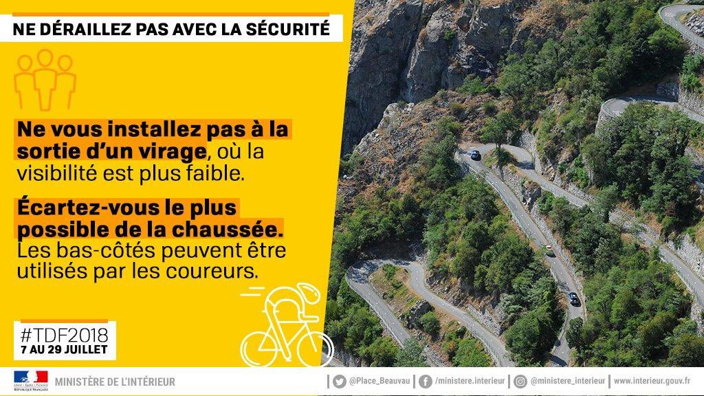Prefet78's tweet photo. [#TDF2018] 21ème et dernière étape @LeTour traverse le département des #Yvelines
Pour voir passer les coureurs, soyez prudents dans le choix de votre emplacement
Suivez nos recommandations #conseildeprudence 3/4 #TDFrespect https://t.co/8fqvq4Kp19