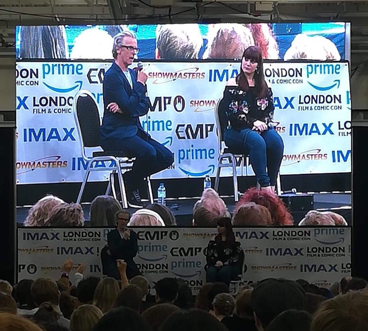 twogeekychicks's tweet photo. #PeterCapadi’s talk is sadly over. Lovely as usual. Like talking with an old friend. #LFCC2018 #LFCC https://t.co/qnja3OODTG