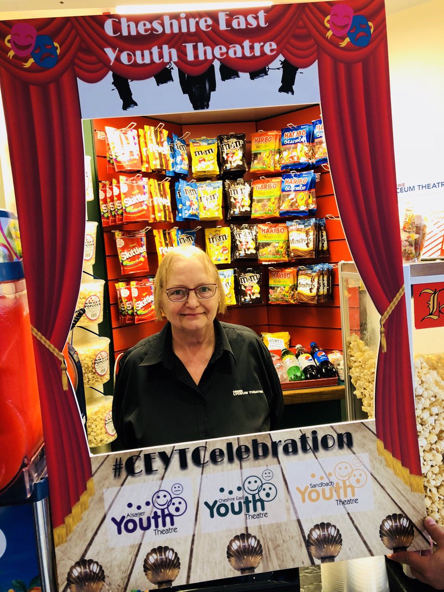 AdamBKnight's tweet photo. The team getting into the spirit at @CreweLyceum for this afternoon’s @CEYT1 #Celebration #InCrewe @CheshireEast @HQTheatres https://t.co/4xspjbNifJ