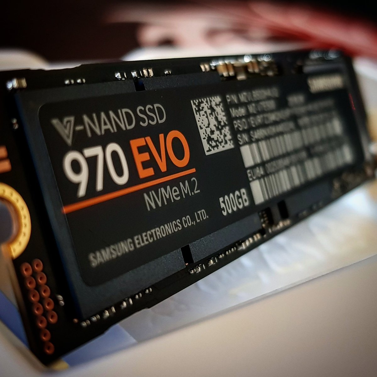 ReefTech12's tweet photo. Getting ready to install this little beast... #Samsung #970EVO #NVME things are going to speed up now... https://t.co/tKGcm7V7Uv