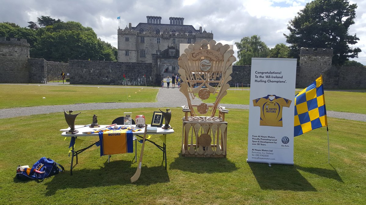 DamienColeman4's tweet photo. @portumnagaa exhibit in #Portumna Castle Grounds .. Fab weather in surrounds .. We look forward to meeting an greeting everybody @EngineRmPort @port_rugby @portumnacommsch @VisitPortumna @SVPortumna @HubPortumna @PortumnaRV @JoeyCan88 @AMacGabhann https://t.co/py4p8ZphLO