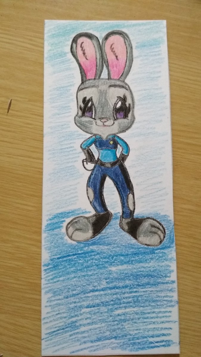 MadziaTsuki's tweet photo. Judy Hopps with colors :)
#Fun2Draw #color #colors #draw #drawing #bookmark #art #sweet #kawaii #usagi #rabbit #bunny #police #Zootopia #JudyHopps #cartoon #cartoons #Disney #animals #Creative https://t.co/FFjya1bUUr