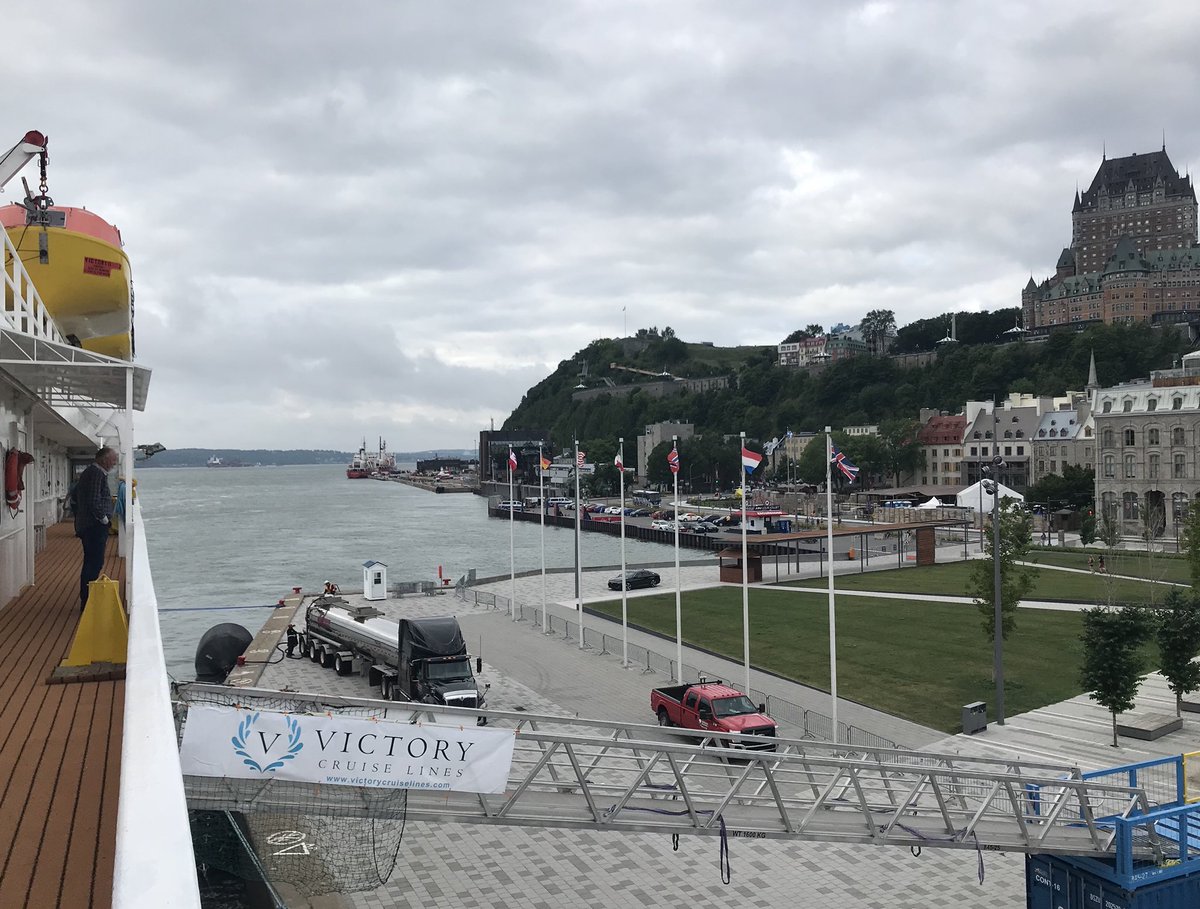 VictoryCruise's tweet image. Ready for a wonderful day in Québec City! #SailingWithVictoryII #VictoryII