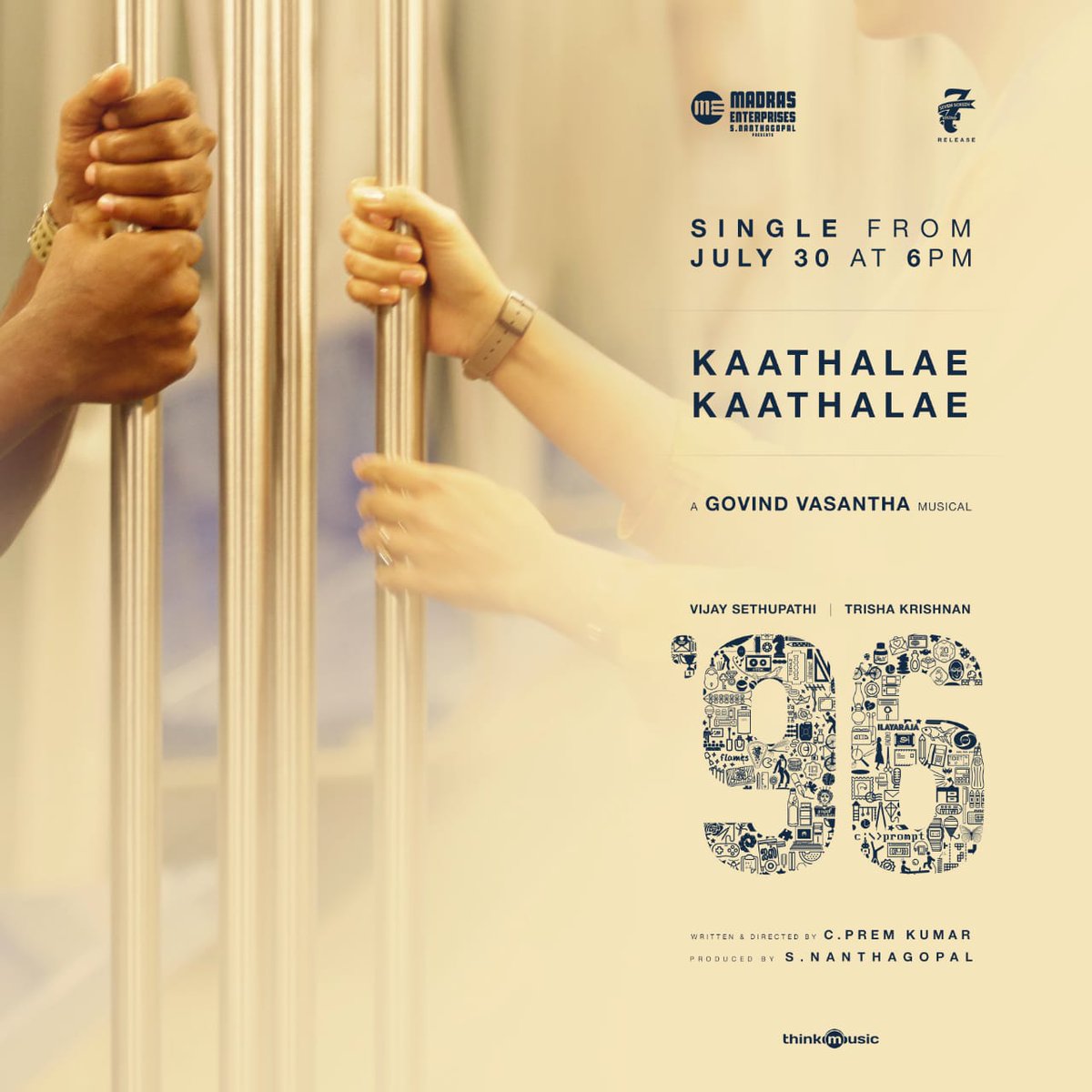 Chinmayi's tweet photo. To all those who have asked nicely and otherwise ❤️❤️
Kathale Kathale from ‘96 
Tomorrow. https://t.co/8YnYrdA4yb