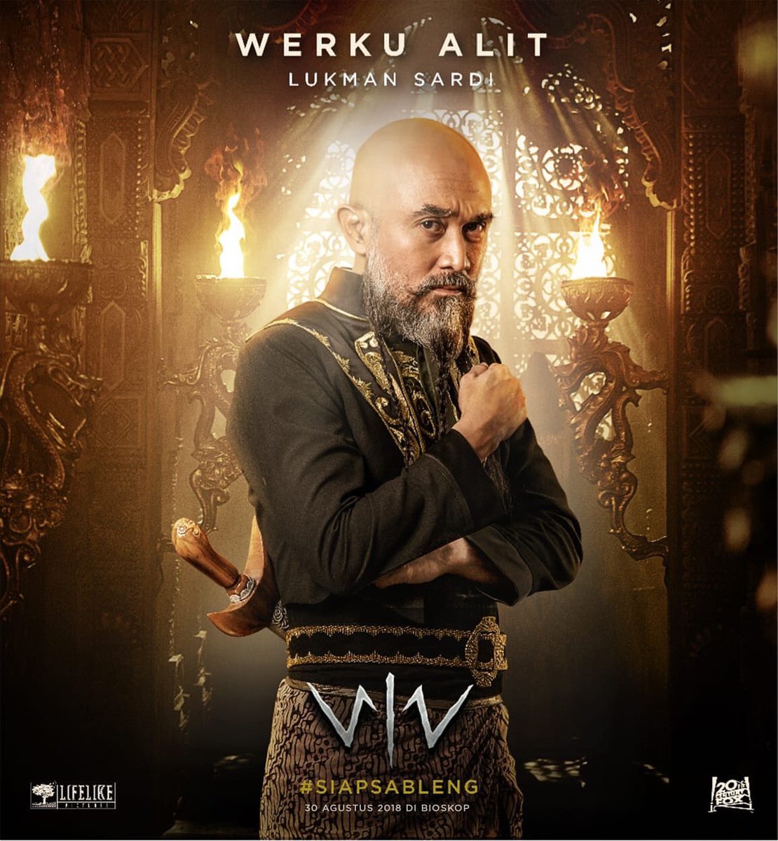 .<a href="/lukmansardi/">Lukman Sardi</a> sebagai WERKU ALIT. Sebelum liat aksinya tgl 30 AGUSTUS 2018 liat dl trailernya: youtu.be/Z5T67lOcjoM #wirosableng #siapsableng #DiBioskop30Agustus2018