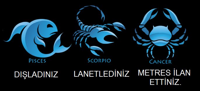 Su burçları son durum.