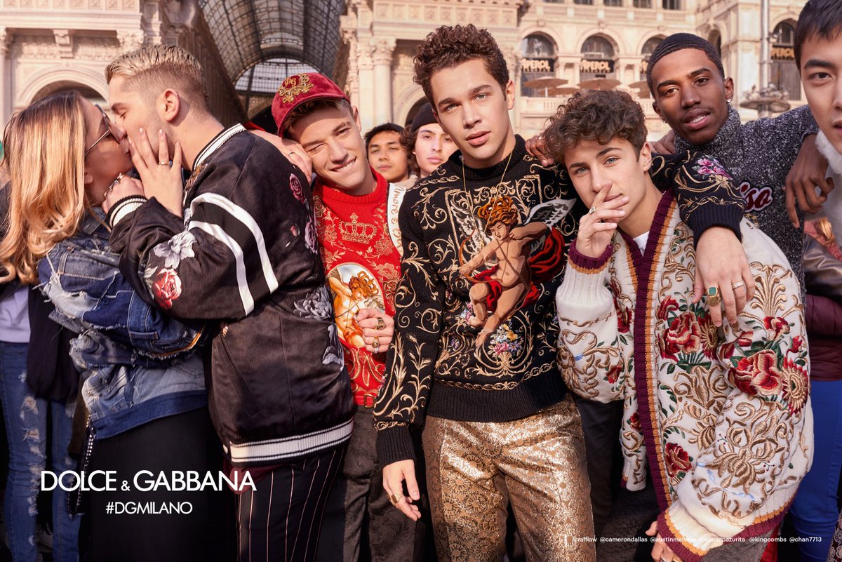 cameron dallas dolce and gabbana 2018