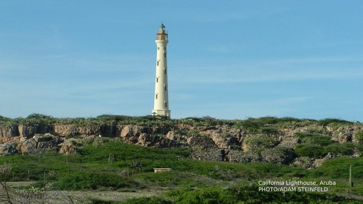 California Lighthouse on the island of Aruba.