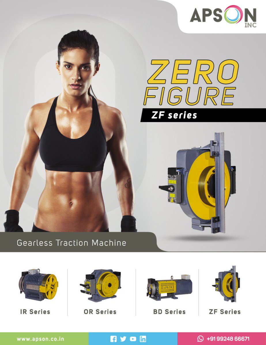 apsonmotors's tweet image. #zerofigure by @apsonelevators
The #slimmest @elevator gearless #tractionmachine on planet.