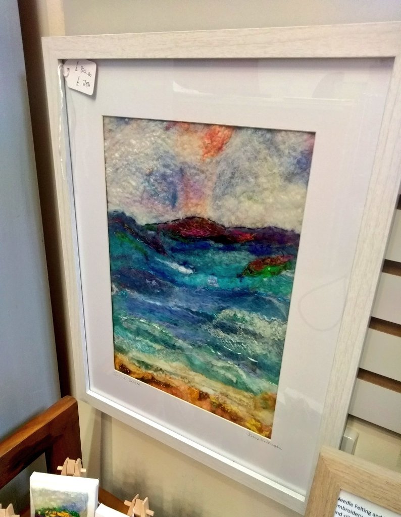 JaspahCrewe's tweet photo. The rain might have stopped play at the beach this weekend (hopefully only temporarily!), but these beautiful felted pictures from shop member Janice certainly help keep those seaside memories alive! #jaspahcrewe #handmade https://t.co/4h0l6cIqu4