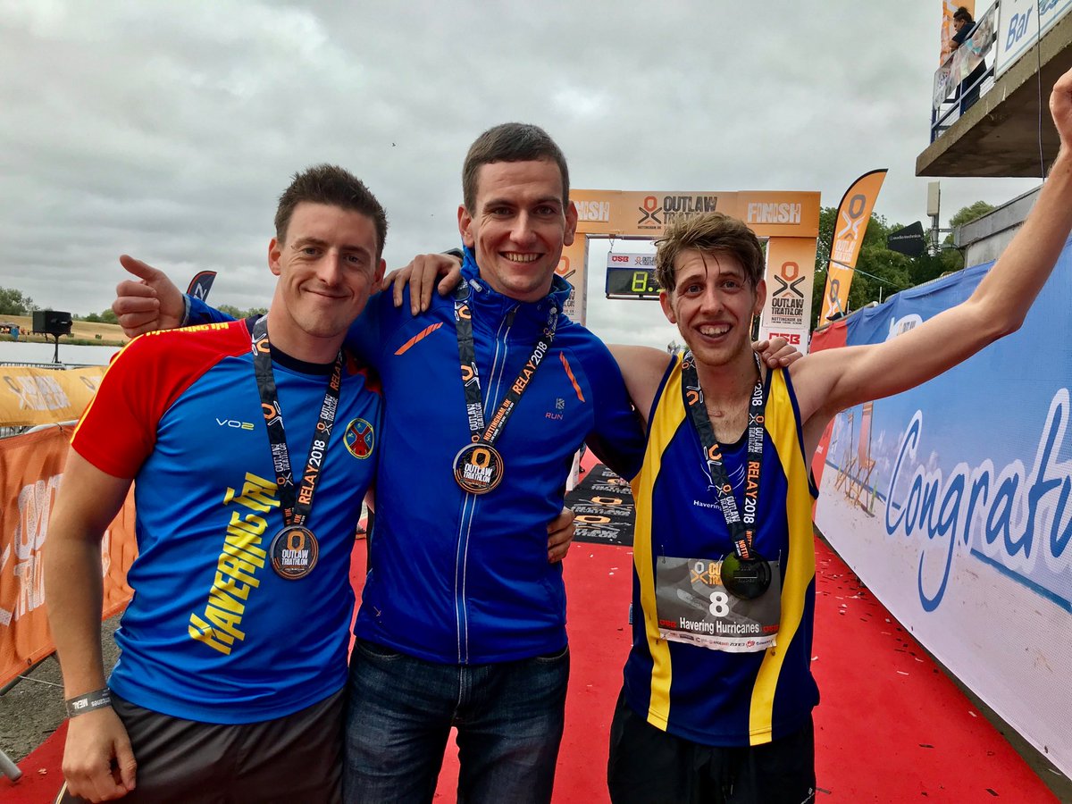 Relay winners, happy team ⁦<a href="/HaveringTri/">Havering Tri</a>⁩