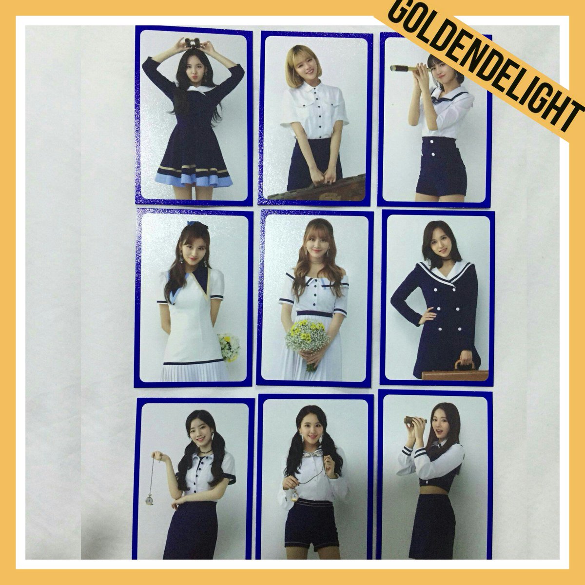 Goldelightshop's tweet photo. #Goldenstock "TWICE - Photocard Set [Fantasy Park]"
Price : 350.000

#KpopShop #KpopGoodies #KpopAlbum #KpopDVD #KpopShopINA #TWICE  #MOMO #SANA #NAYEON #tzuyu #MINA #twicejihyo #DAHYUN #CHAEYOUNG #JEONGYEON  #TWICELAND  #TWICELANDinJKT #fantasypark #goldelightshop https://t.co/lKJGXTDZAv