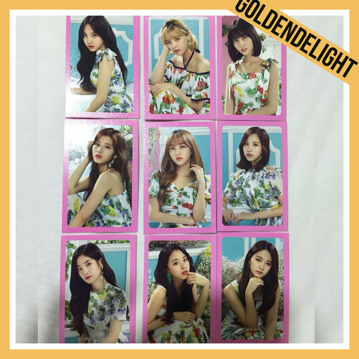Goldelightshop's tweet photo. #Goldenstock "TWICE - Photocard Set [Fantasy Park]"
Price : 350.000

#KpopShop #KpopGoodies #KpopAlbum #KpopDVD #KpopShopINA #TWICE  #MOMO #SANA #NAYEON #tzuyu #MINA #twicejihyo #DAHYUN #CHAEYOUNG #JEONGYEON  #TWICELAND  #TWICELANDinJKT #fantasypark #goldelightshop https://t.co/lKJGXTDZAv