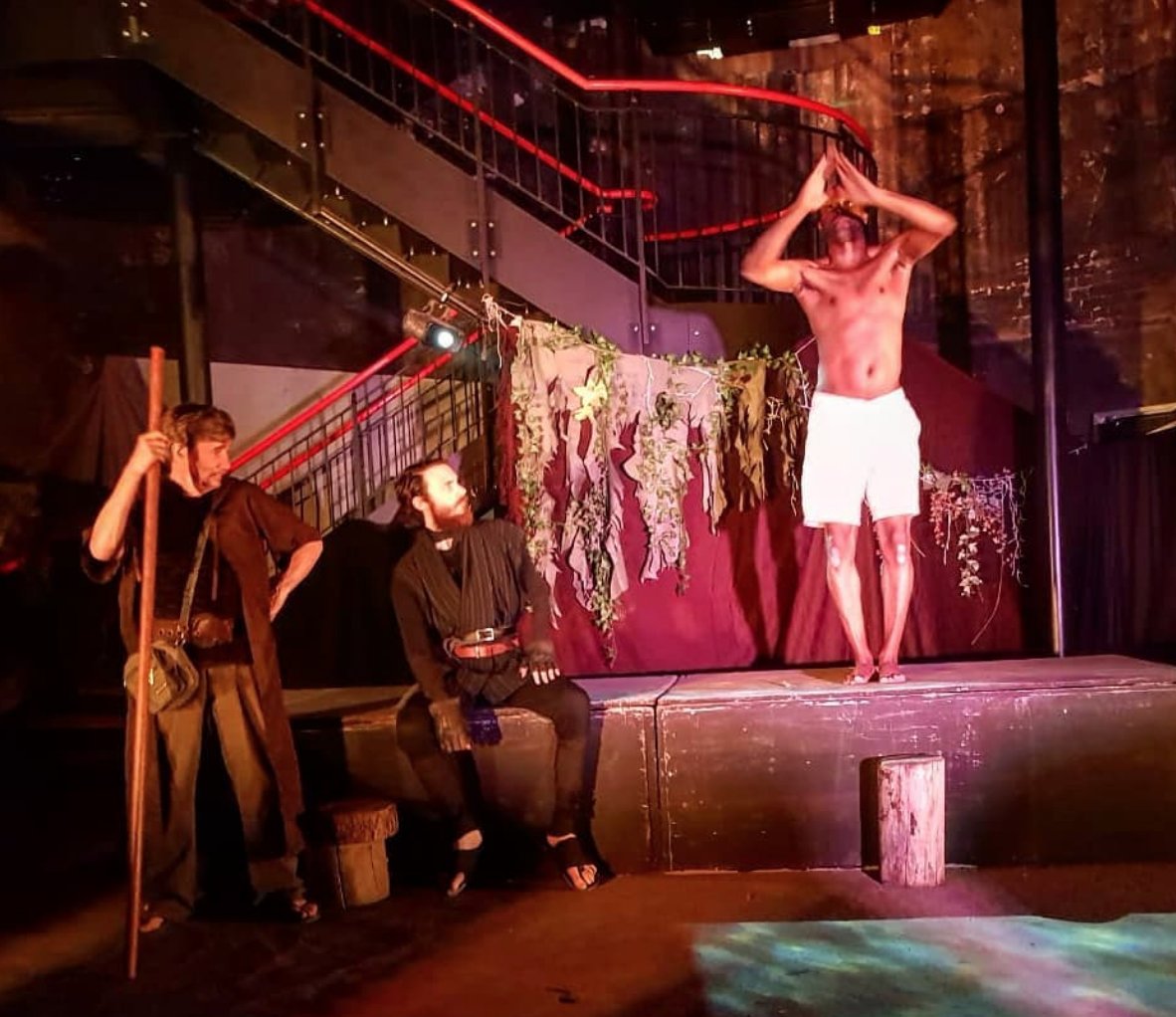 Mowgli is on now. Hardest project to date. I love it, hate it, can't get enough of it... 5 months work in 2h30 mins.<a href="/abikutheatre/">Abiku Theatre</a> <a href="/BrunelMuseum/">Brunel Museum</a>