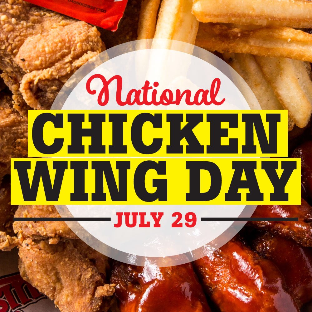stlouiswings's tweet photo. HAPPY NATIONAL CHICKEN WING DAY 🎉🍗🎉 We’re giving away FREE WINGS FOR A YEAR to one lucky winner! Visit https://t.co/zzIA4j067M to enter. Contest ends tonight at midnight - so you better hurry! 🏃‍♂️ https://t.co/xIaXqNrskp