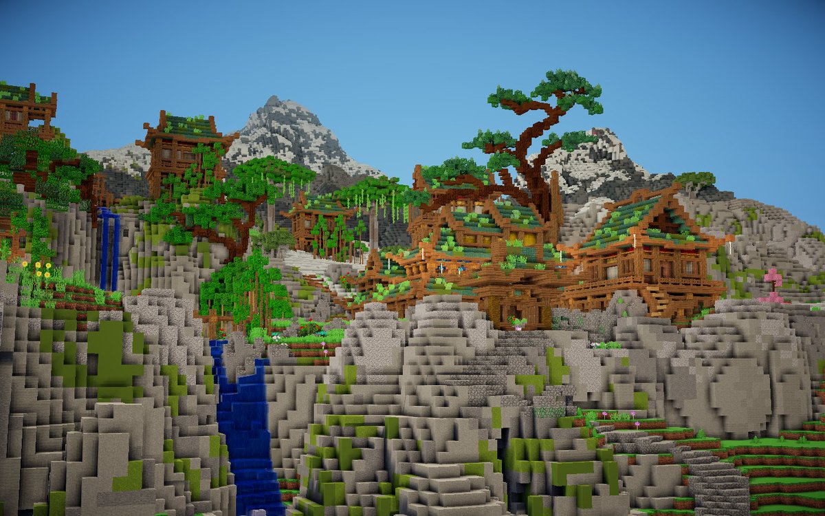 Hey! @Phytexo, <a href="/Totacky/">𝙏𝙤𝙩𝙖𝙘𝙠𝙮</a> and I have recently built the secret Panda village from the movie Kung fu Panda 3 on the @PixelBiester server.
We hope you like it.🐼🐼
Thanks to <a href="/ilibu_/">ilibu</a> for the Video.
And thanks to @Splekh and <a href="/MrJacooo/">MrJacooo</a> for the renders.
<a href="/DWAnimation/">DreamWorks Animation</a> 🐼