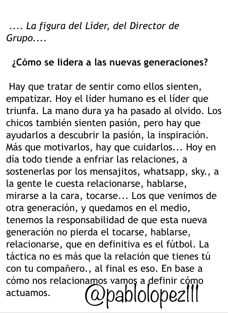 Pochettino...y el Liderazgo.