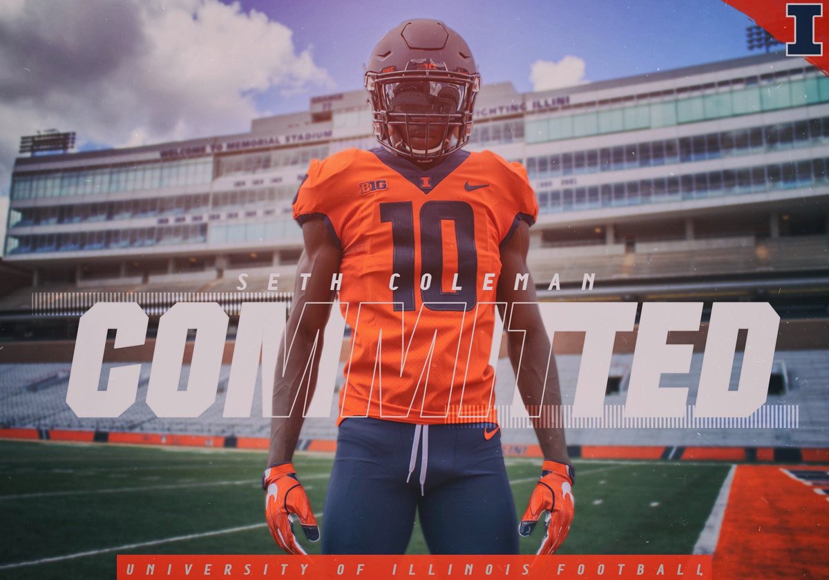 Illini football training camp: outside linebacker Seth Coleman