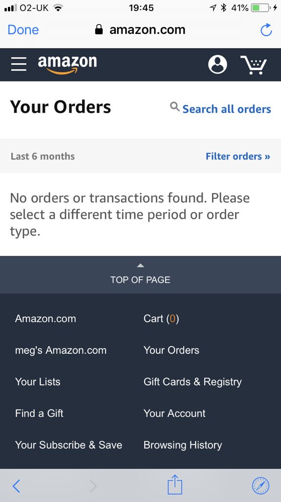 megrc91's tweet photo. @AmazonHelp If the link worked @amazon ... I’ve followed up with you customer services directly.  Still not a good look from you guys... #justsayin https://t.co/Ti0LUUqB3R