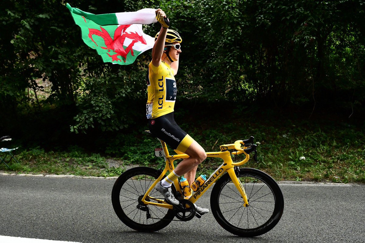 Congratulations  @GeraintThomas86 on a thoroughly deserved victory at the #TDF18 AMAZING! Can we have a hero’s welcome home for him @cardiffcouncil