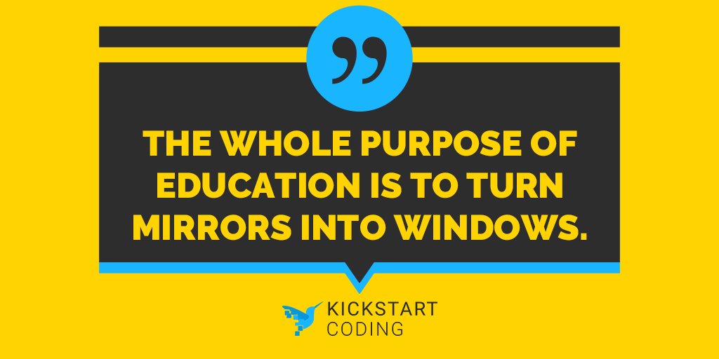 kscoding's tweet image. Never stop learning, because life never stops teaching. 

#KickstartCoding #Coding #CodingSchool